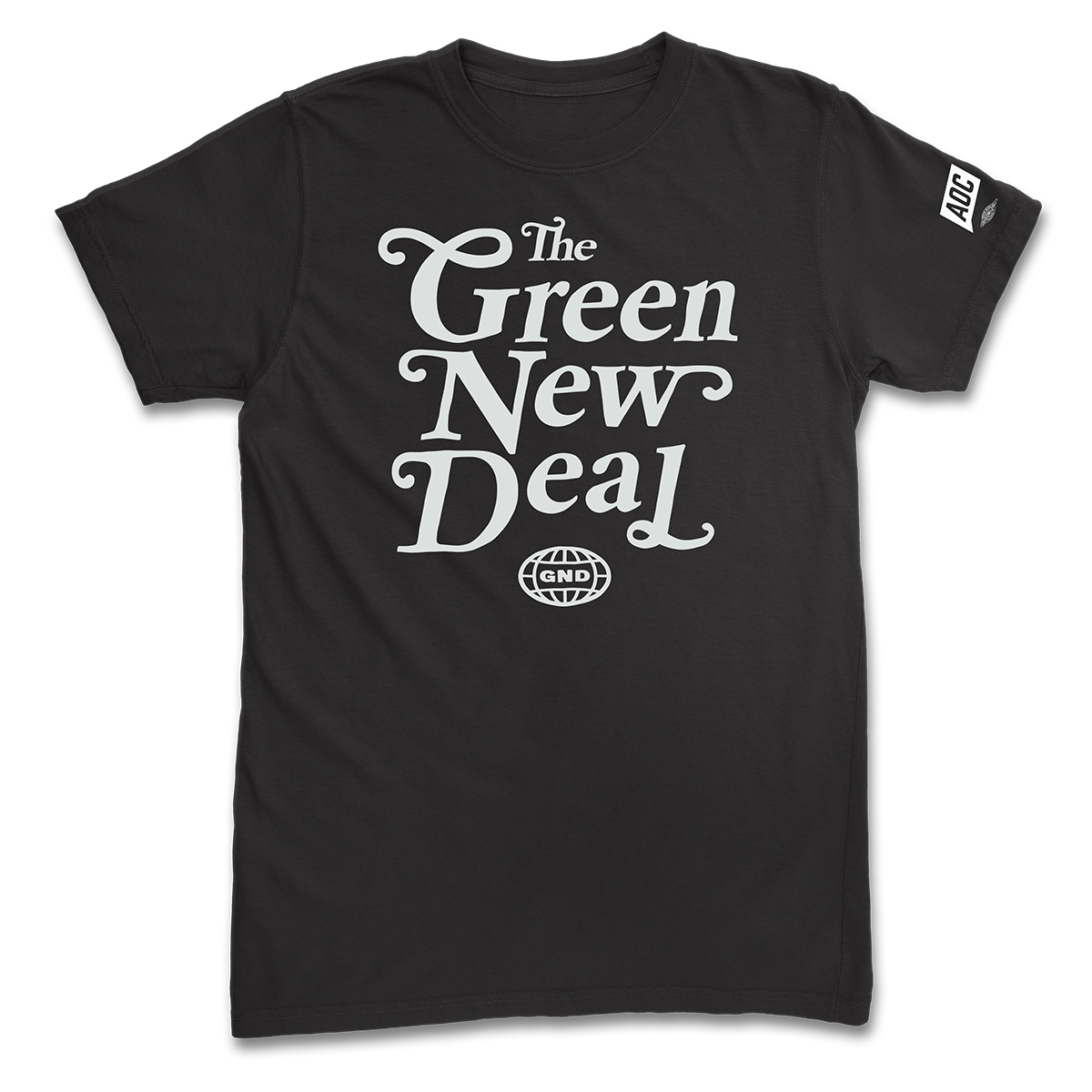 Black Green New Deal Tee