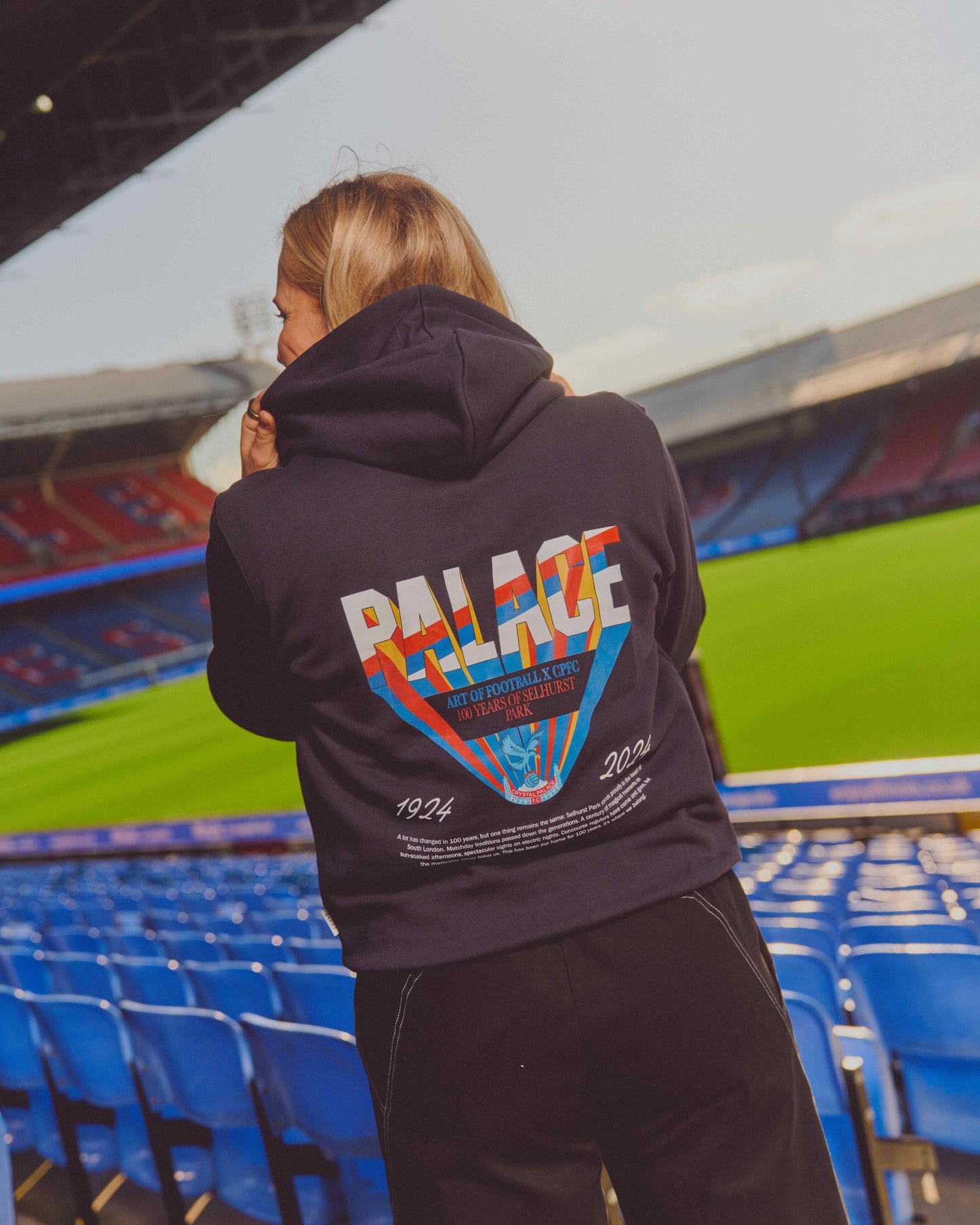 CPFC Selhurst Park Anniversary Hoodie - Navy