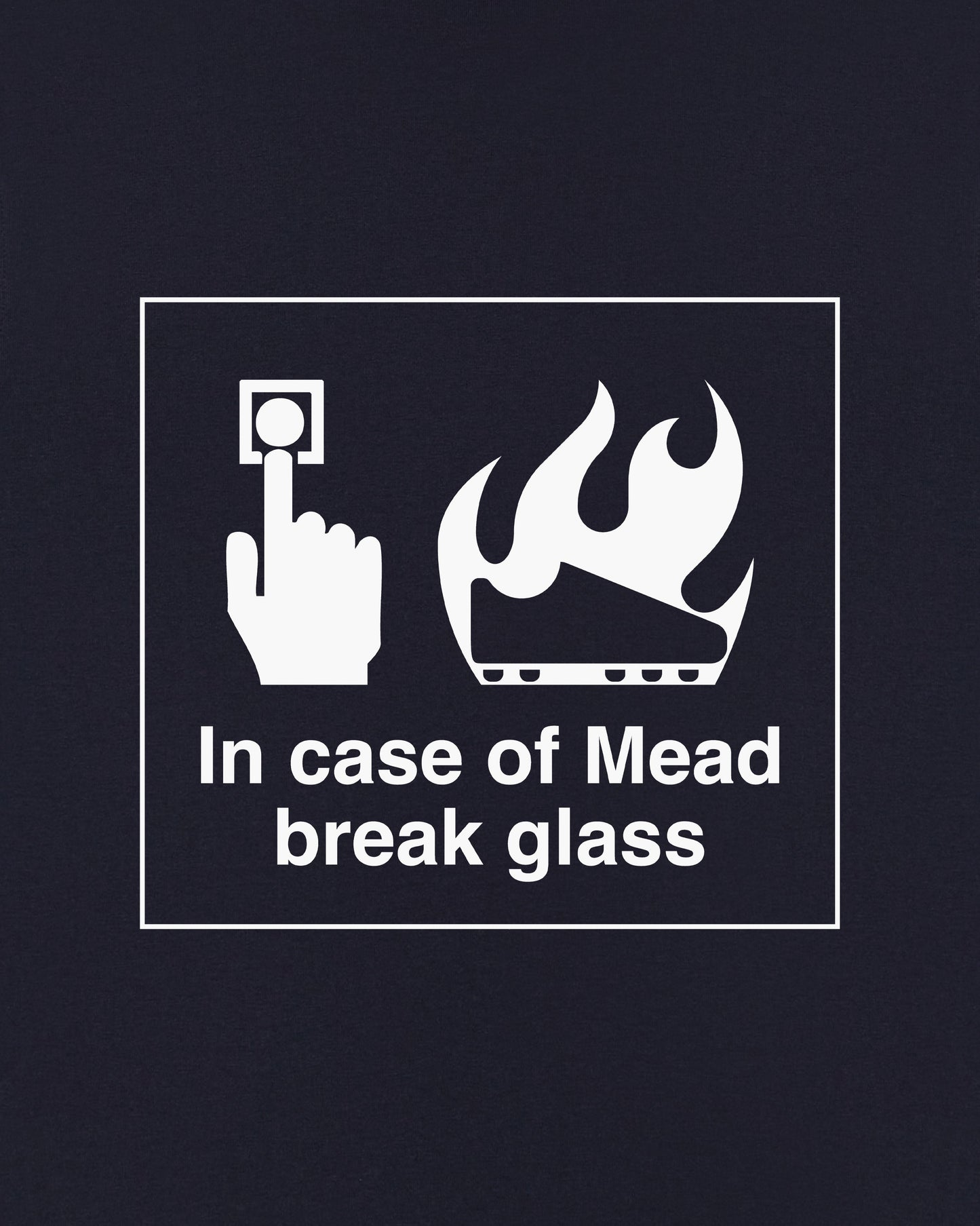 Break Glass Navy Tee