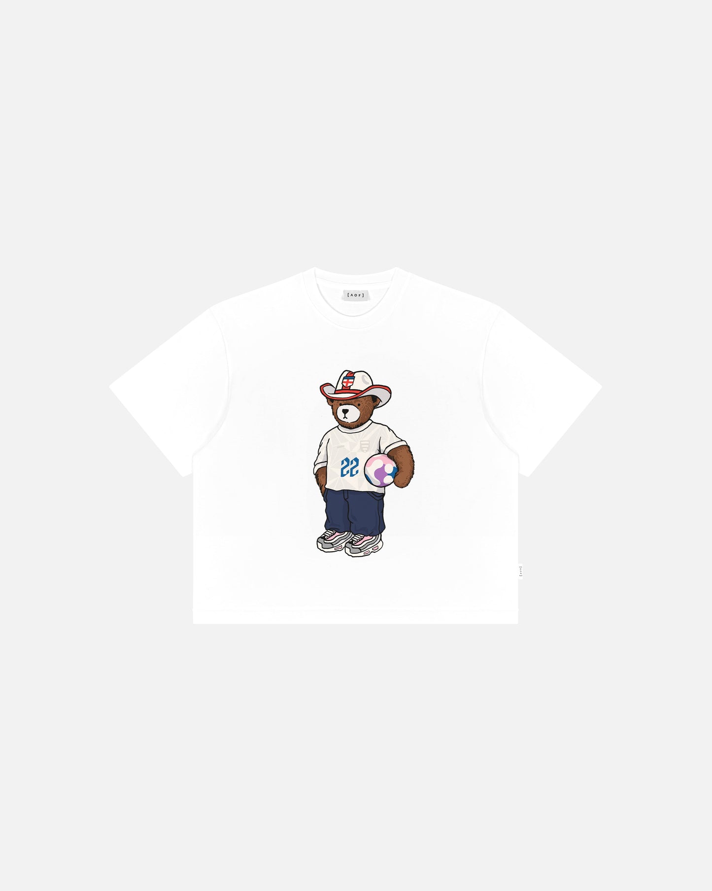 It Came Home Pickles Crop Fit White Tee
