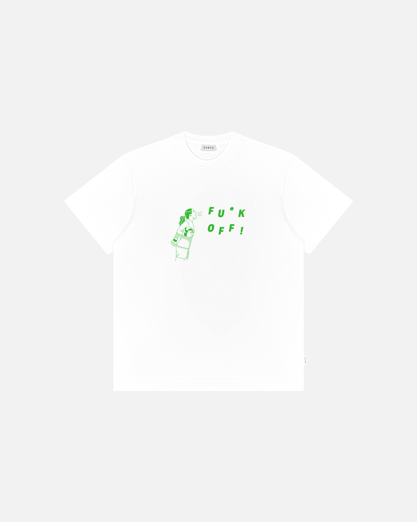 FU*K OFF White Tee
