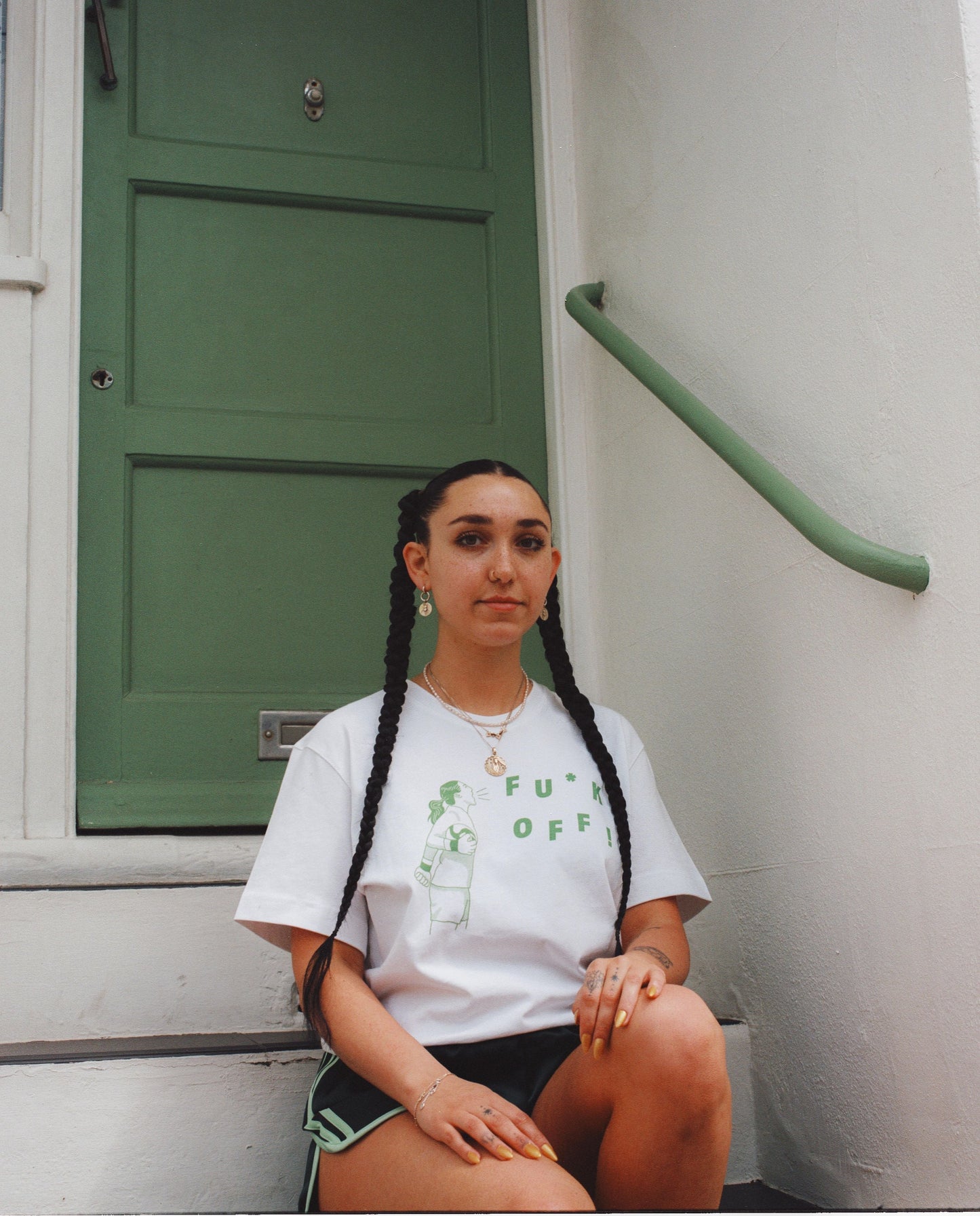 FU*K OFF White Tee