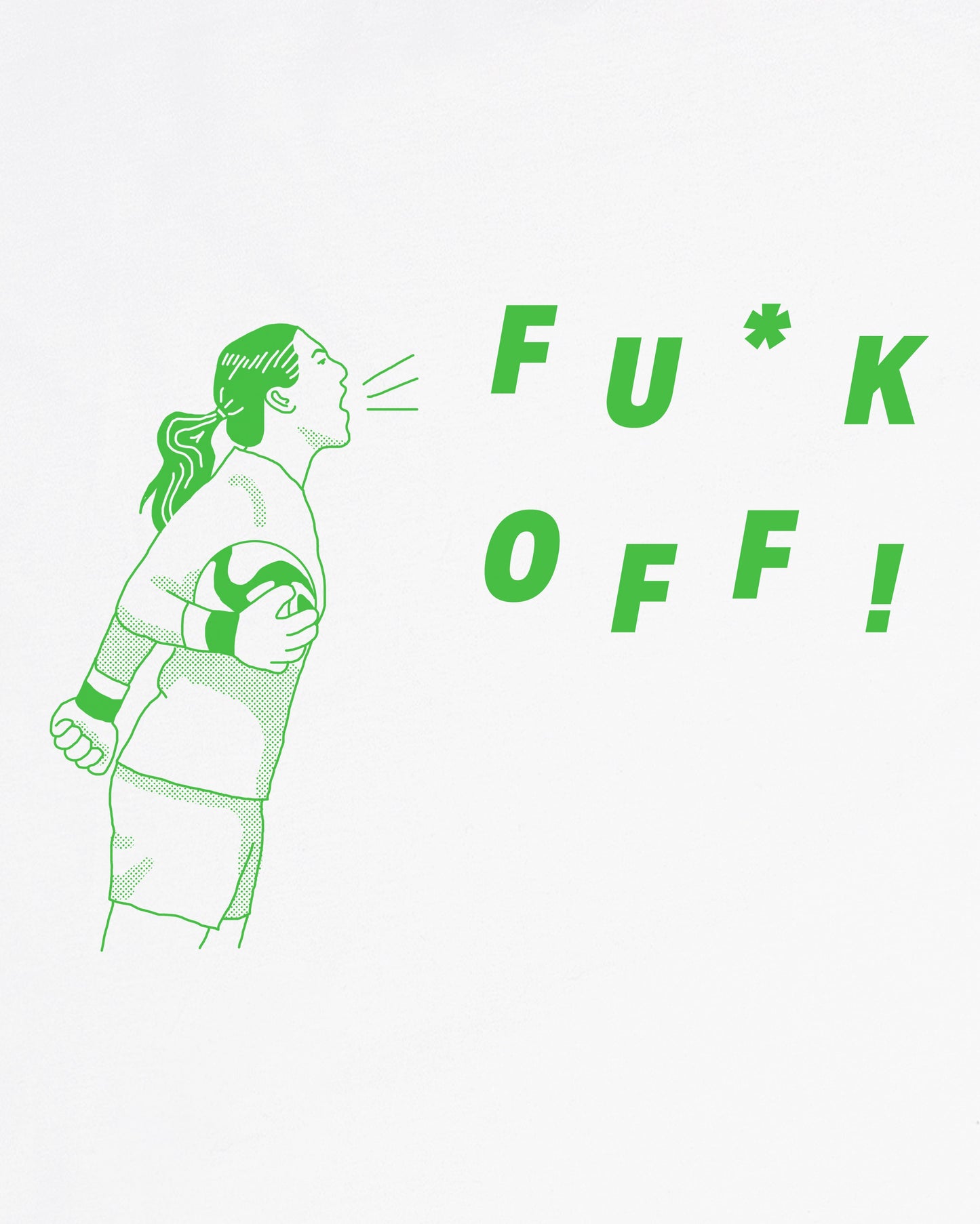 FU*K OFF White Tee