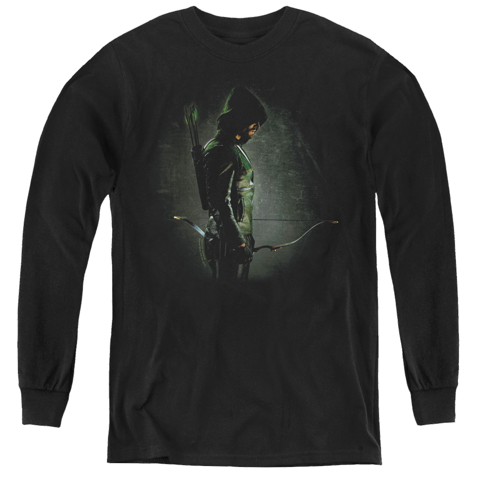 Arrow The Television Series In The Shadows - Youth Long Sleeve T-Shirt
