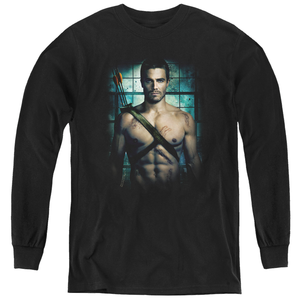Arrow The Television Series Shirtless - Youth Long Sleeve T-Shirt