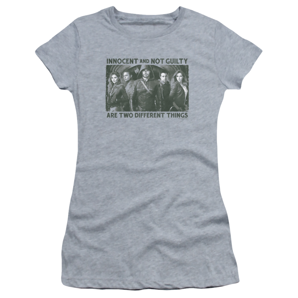Arrow Not Guilty - Juniors T-Shirt