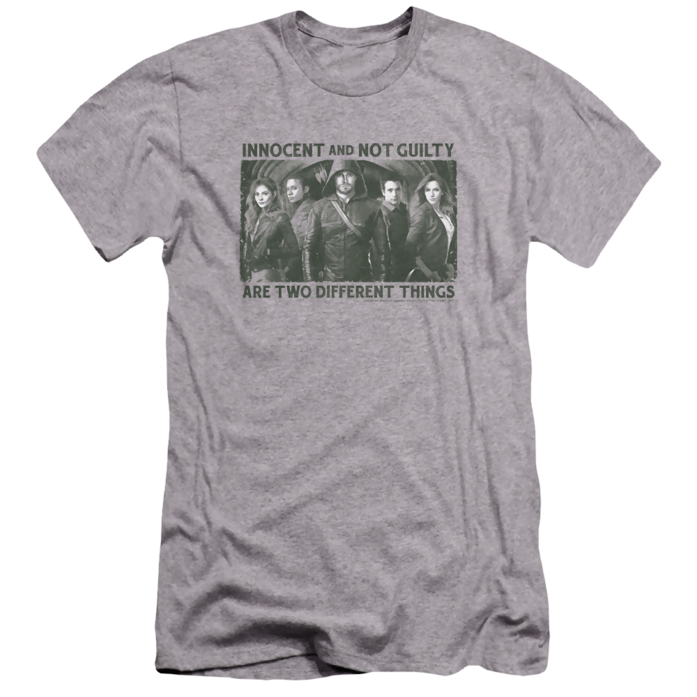 Arrow Not Guilty - Men's Premium Slim Fit T-Shirt