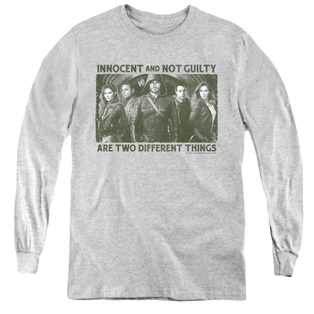 Arrow The Television Series Not Guilty - Youth Long Sleeve T-Shirt