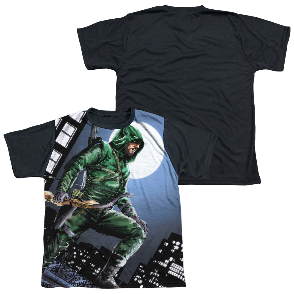 Arrow The Television Series Night Watch - Youth Black Back T-Shirt