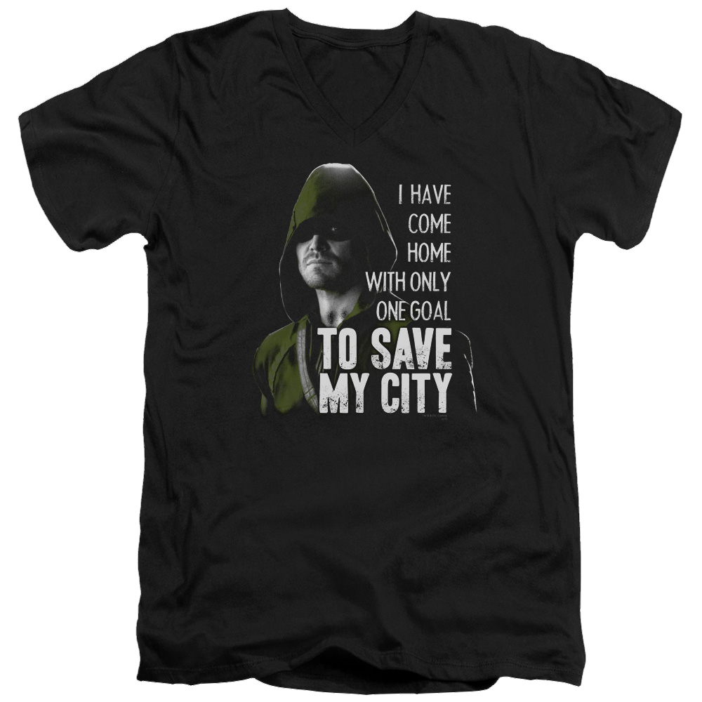 Arrow Save My City - Men's V-Neck T-Shirt