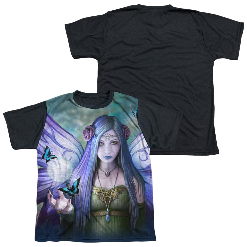 Anne Stokes Mystic Aura - Youth Black Back T-Shirt (Ages 8-12)