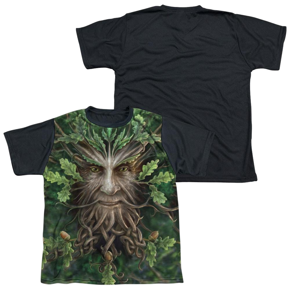 Anne Stokes Oak King - Youth Black Back T-Shirt (Ages 8-12)