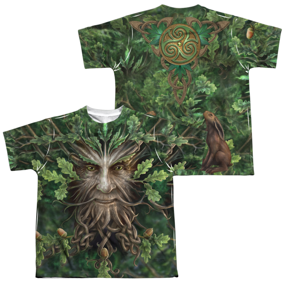 Anne Stokes Oak King - Youth All-Over Print T-Shirt (Ages 8-12)