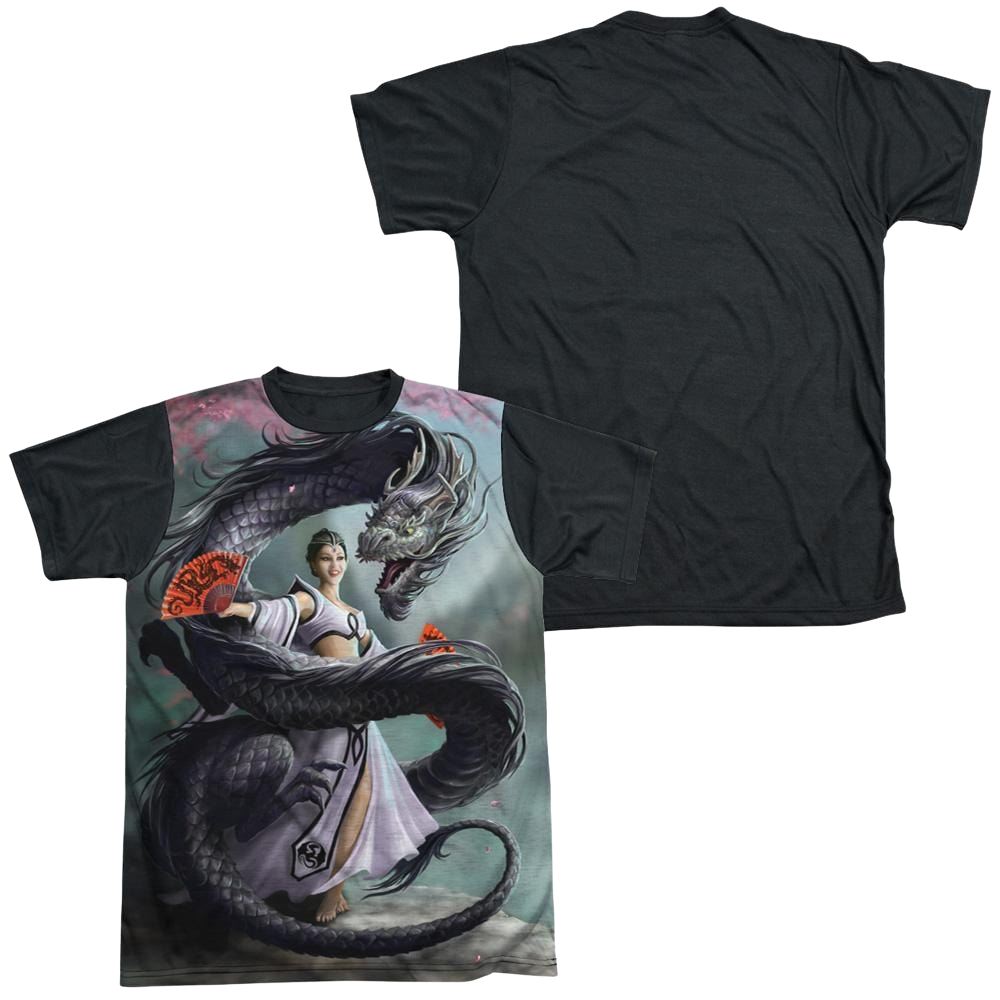 Anne Stokes Dragon Dancer - Men's Black Back T-Shirt