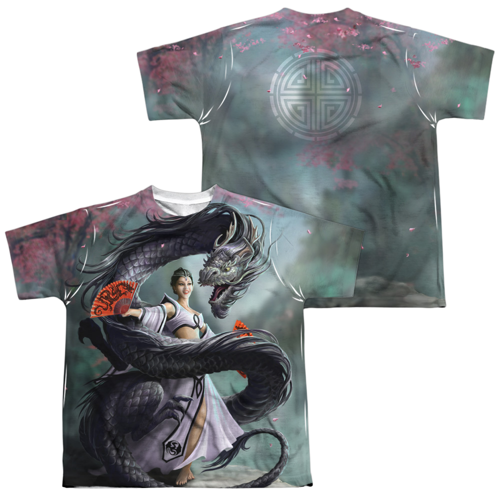 Anne Stokes Dragon Dancer - Youth All-Over Print T-Shirt (Ages 8-12)
