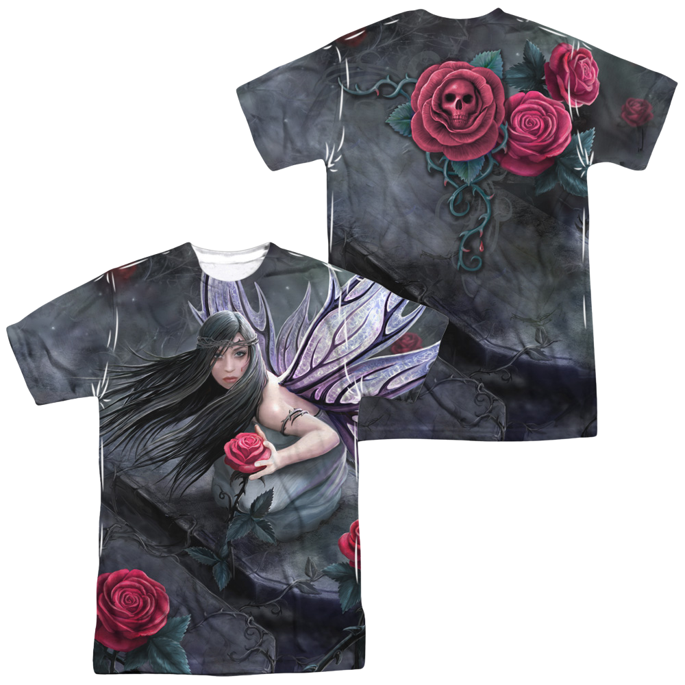 Anne Stokes Rose Fairy Men's All Over Print T-Shirt