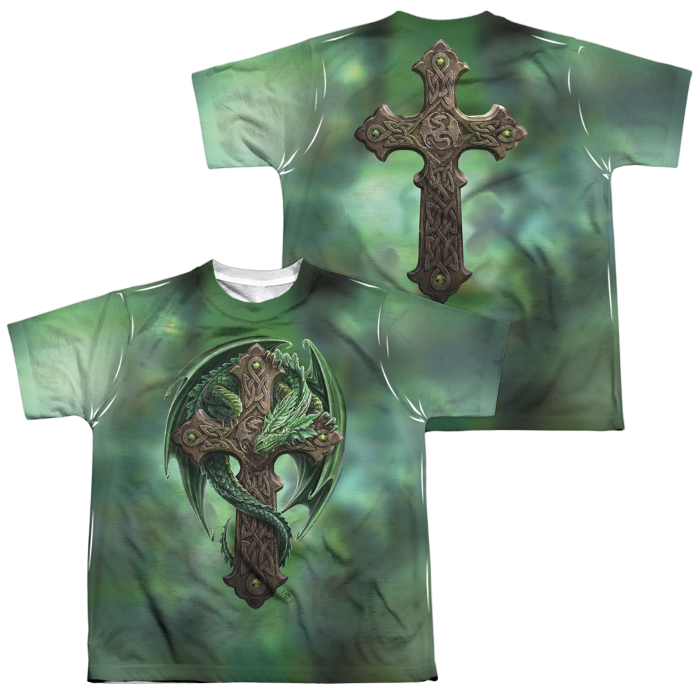 Anne Stokes Woodland Guardian - Youth All-Over Print T-Shirt (Ages 8-12)