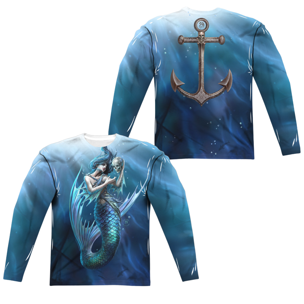 Anne Stokes Sailors Ruin - Men's All-Over Print Long Sleeve T-Shirt