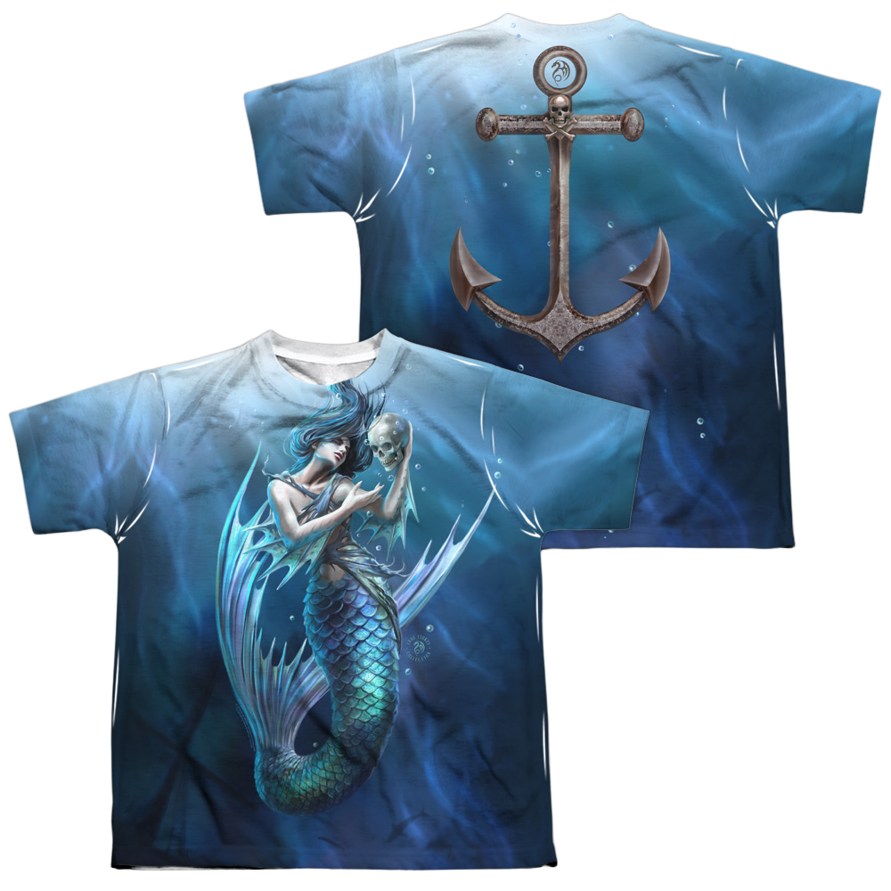 Anne Stokes Sailors Ruin - Youth All-Over Print T-Shirt (Ages 8-12)
