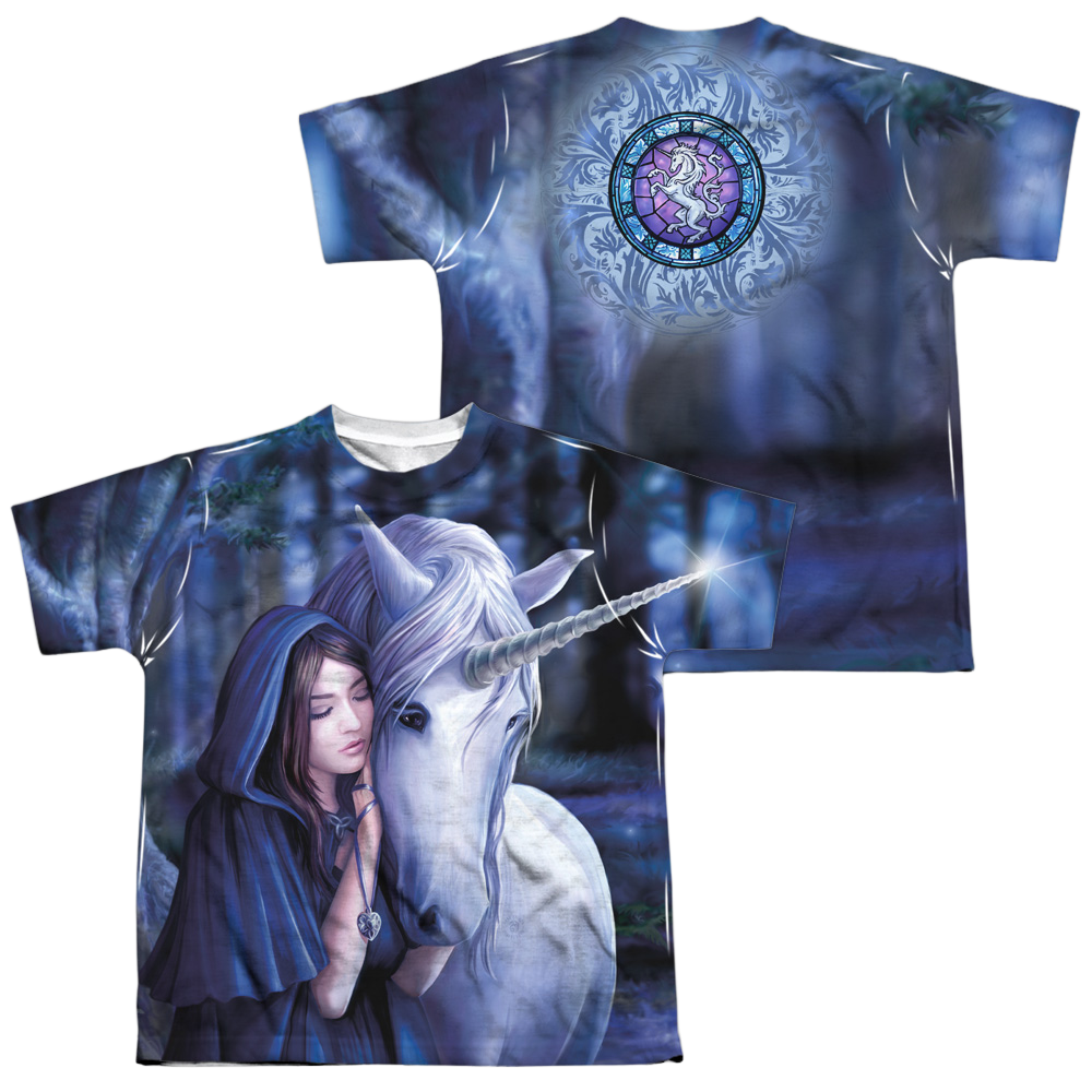 Anne Stokes Solace - Youth All-Over Print T-Shirt (Ages 8-12)