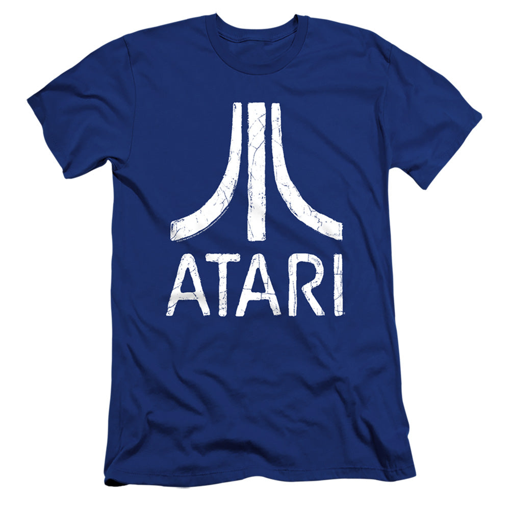 Atari Rough Logo - Men's Premium Slim Fit T-Shirt