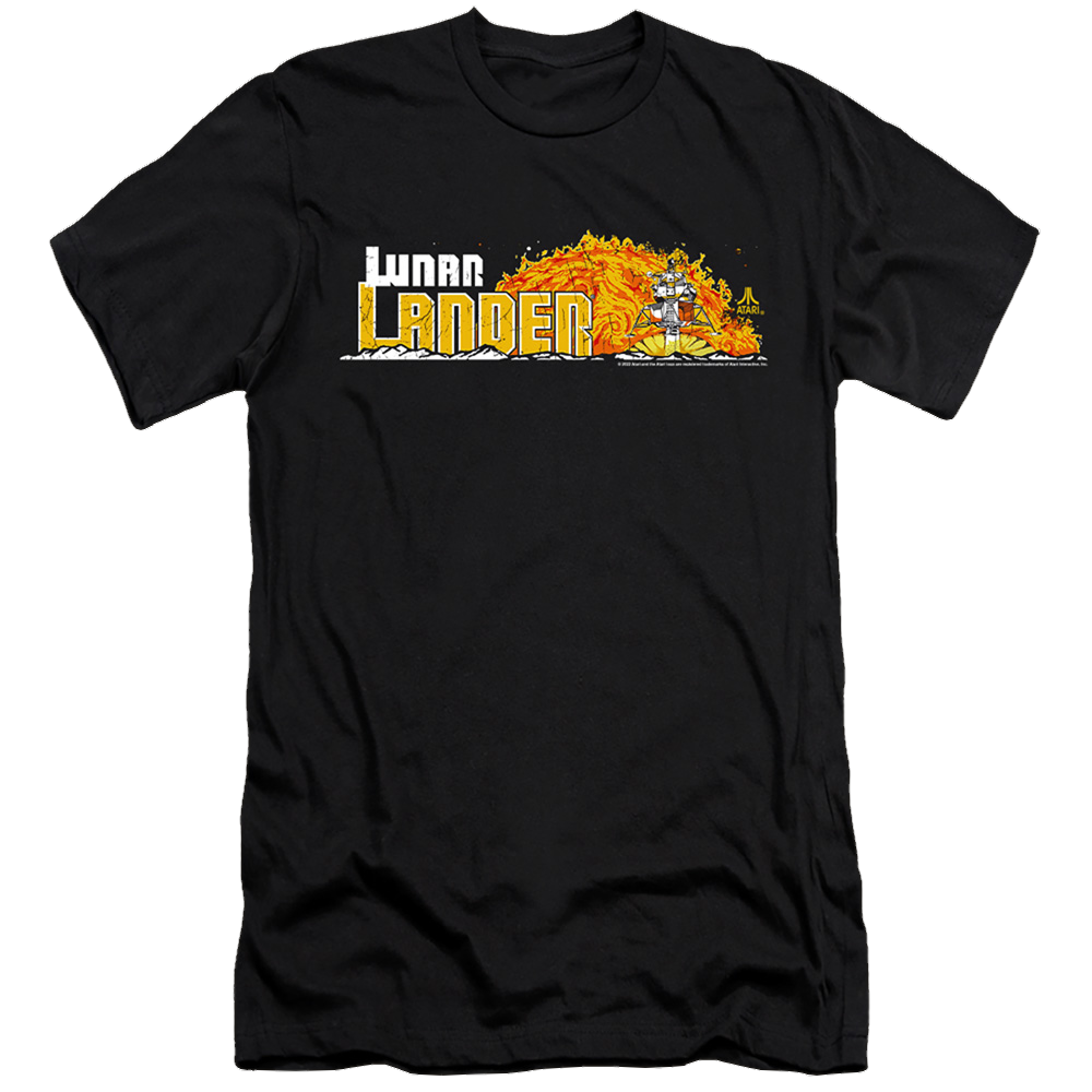Atari Lunar Marquee - Men's Premium Slim Fit T-Shirt