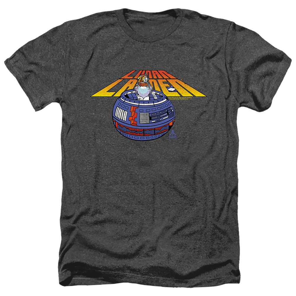 Atari Lunar Globe - Men's Heather T-Shirt