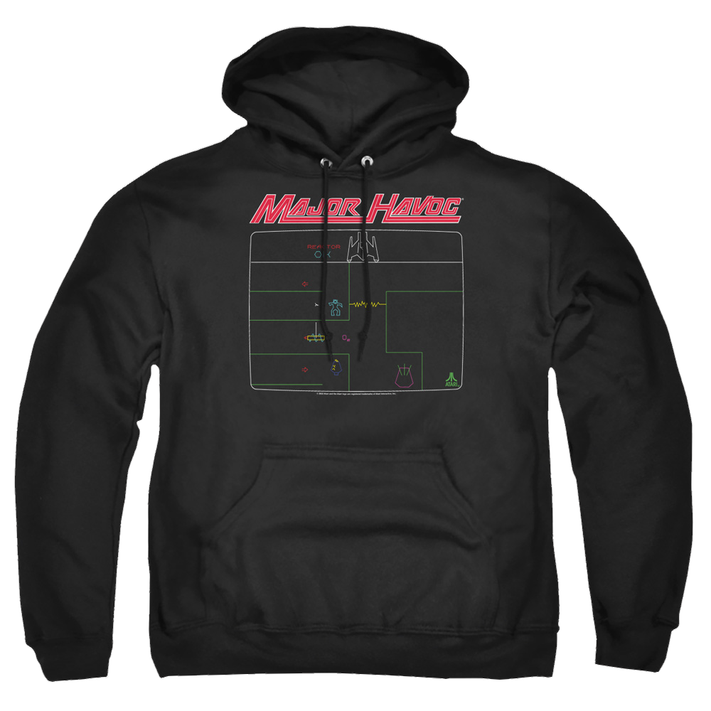 Atari Major Havoc Screen - Pullover Hoodie