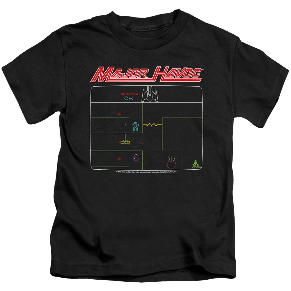 Atari Major Havoc Screen - Kid's T-Shirt (Ages 4-7)