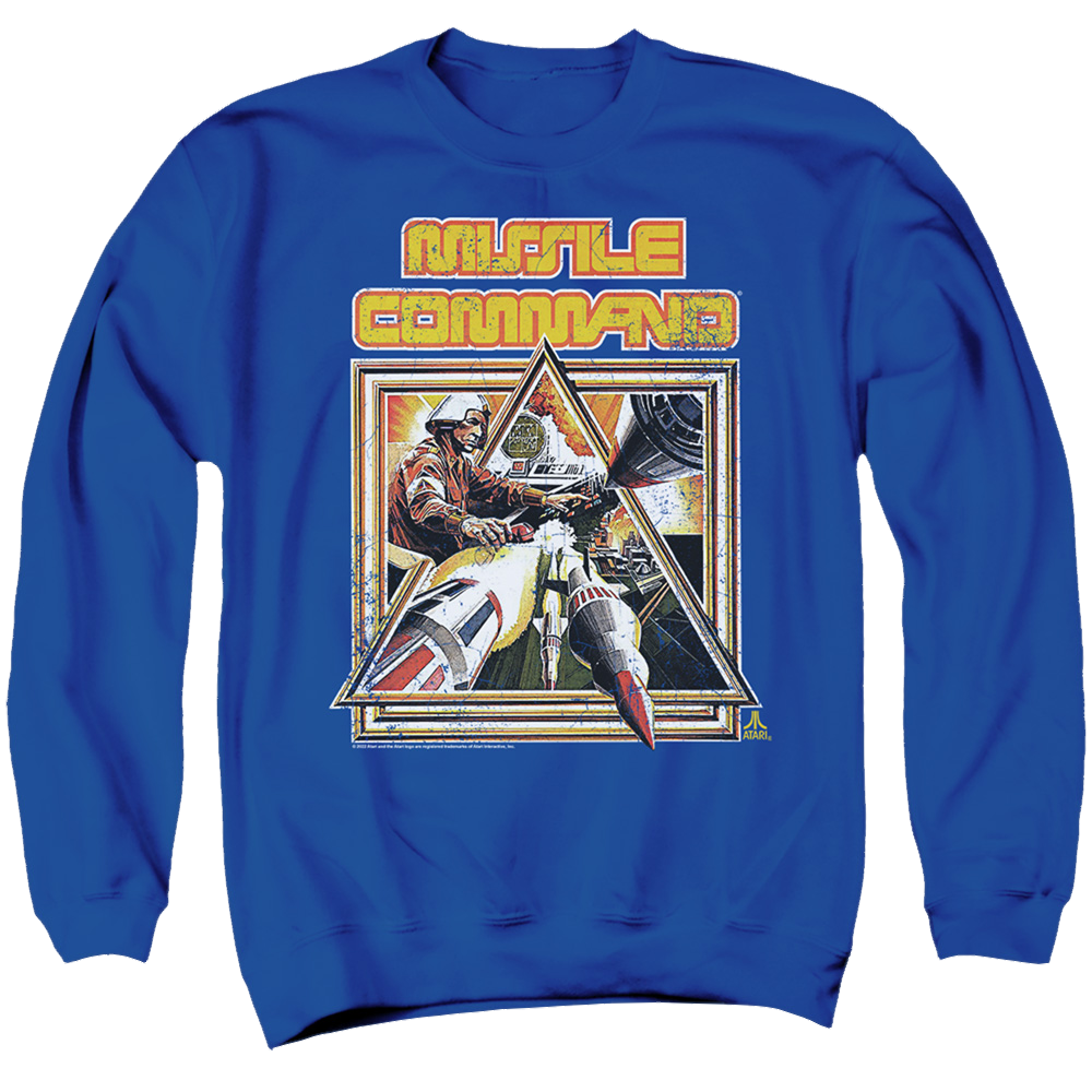Atari Missle Commander - Men's Crewneck Sweatshirt