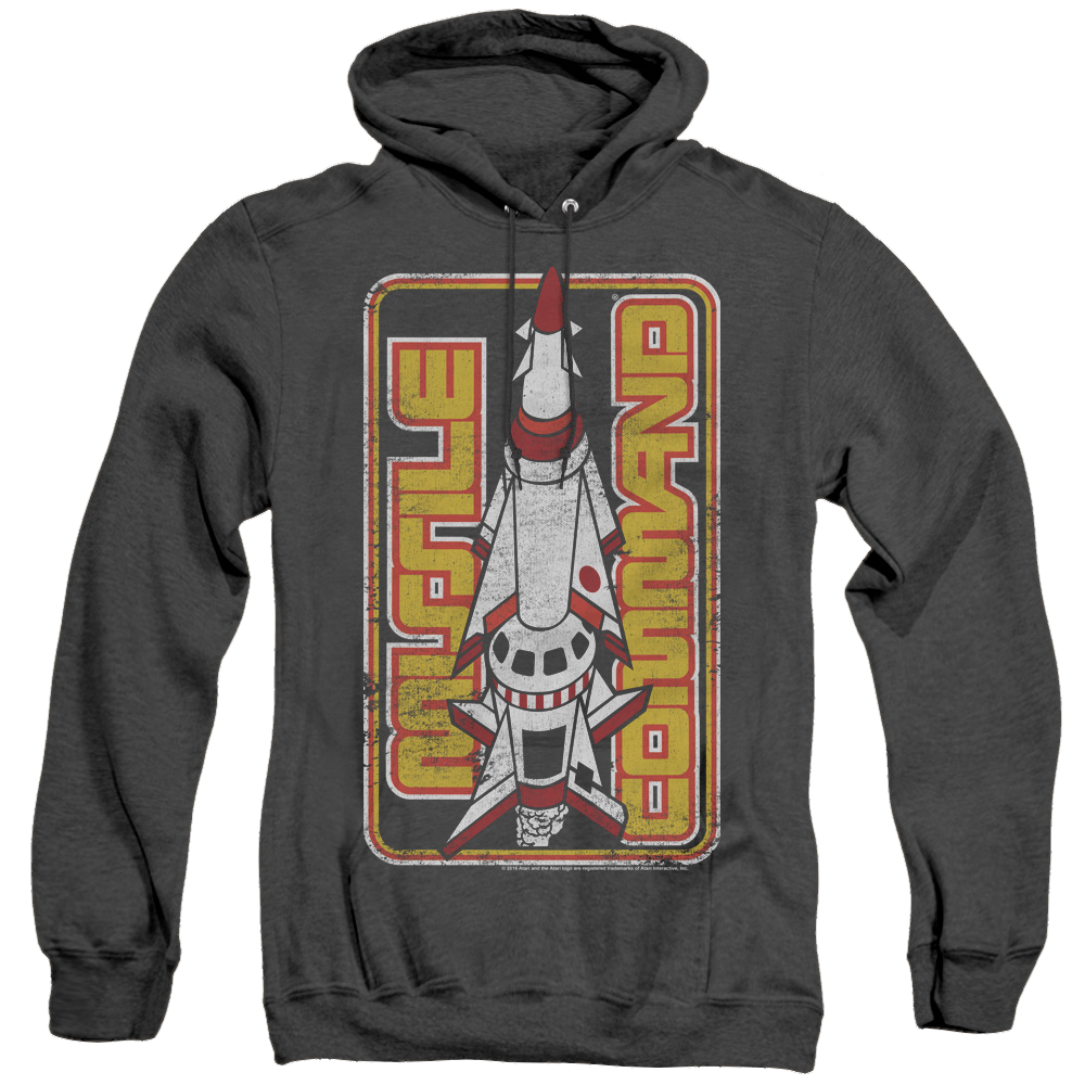 Atari Missile - Heather Pullover Hoodie