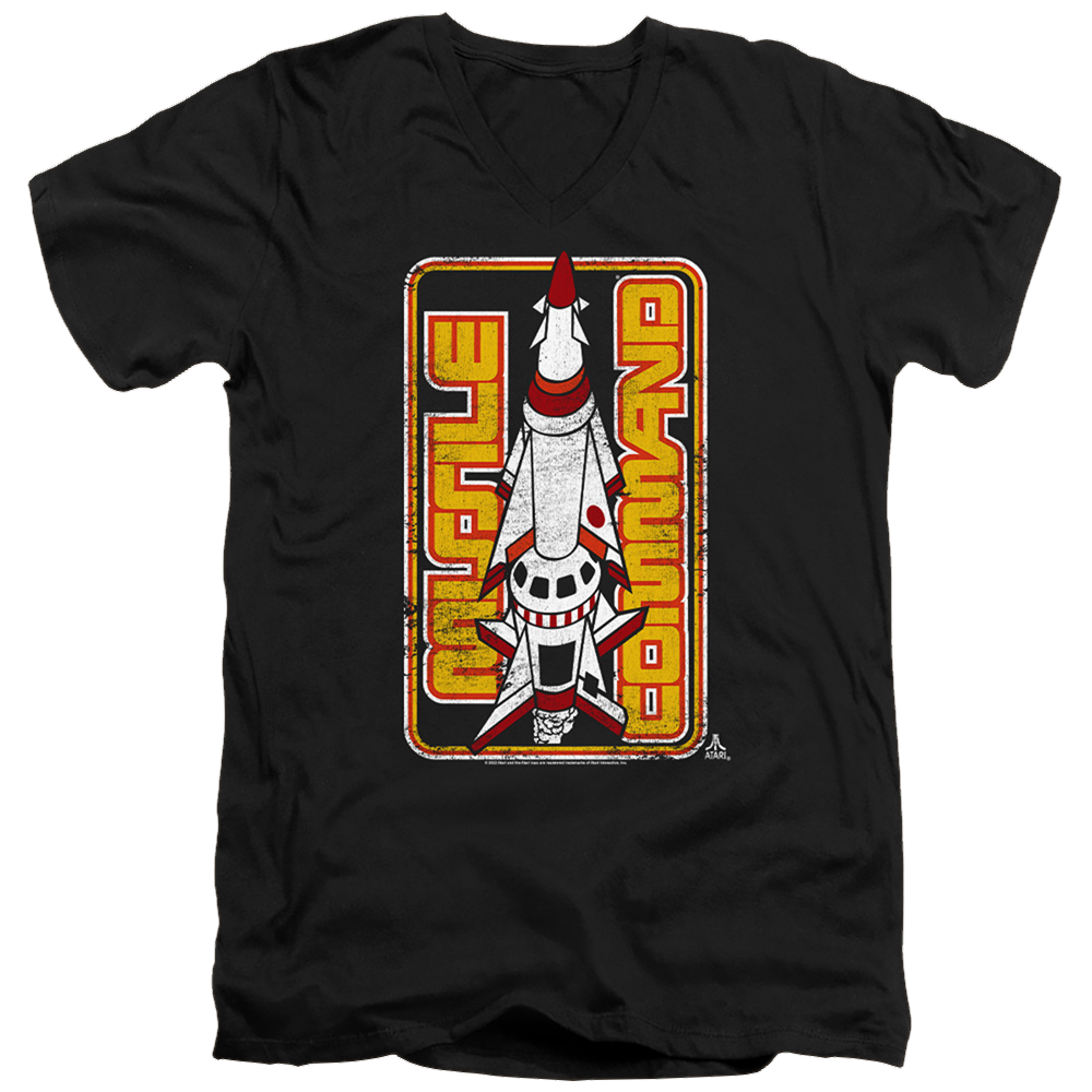 Atari Missile - Men's V-Neck T-Shirt