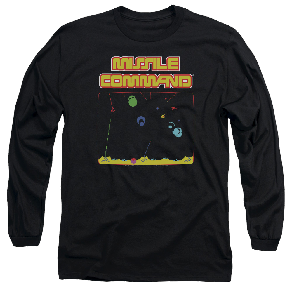 Atari Missle Screen - Men's Long Sleeve T-Shirt