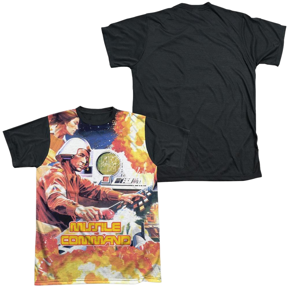 Atari Missle Commander - Men's Black Back T-Shirt