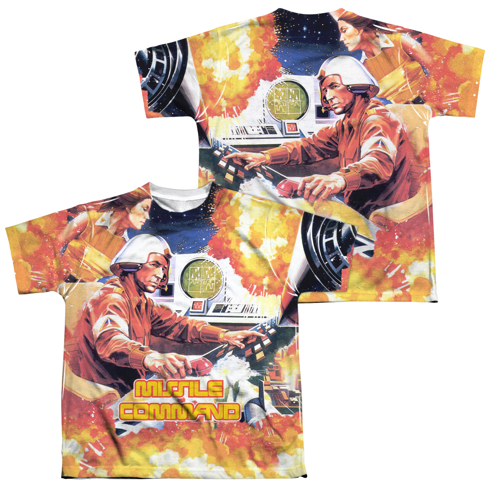 Atari Missle Commander - Youth All-Over Print T-Shirt (Ages 8-12)