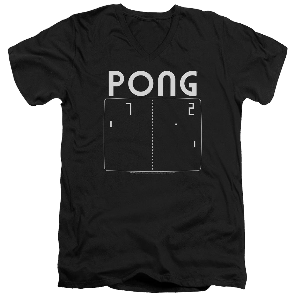 Atari Pong Screen - Men's V-Neck T-Shirt