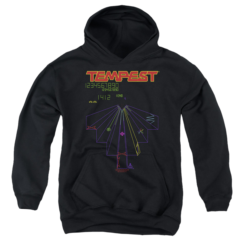 Atari Tempest Screen Youth Pull-Over Hoodie