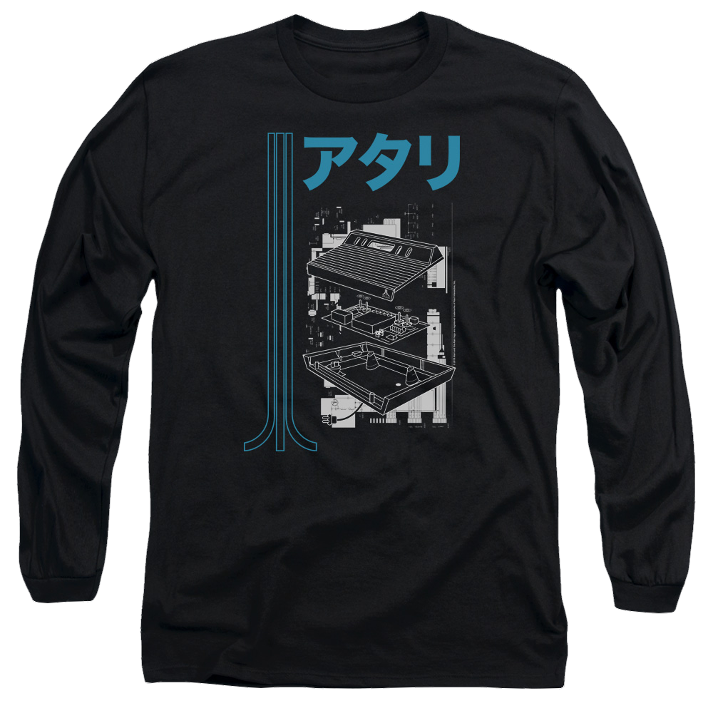 Atari Schematic - Men's Long Sleeve T-Shirt