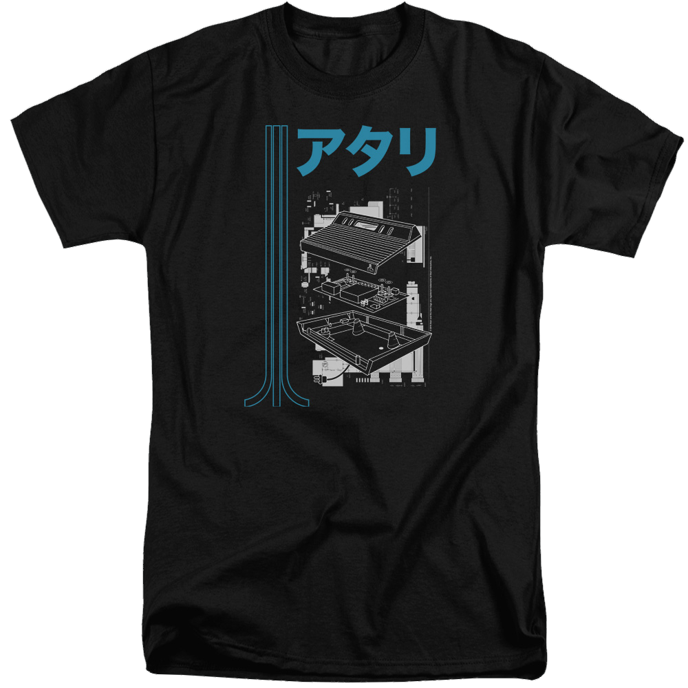 Atari Schematic - Men's Tall Fit T-Shirt