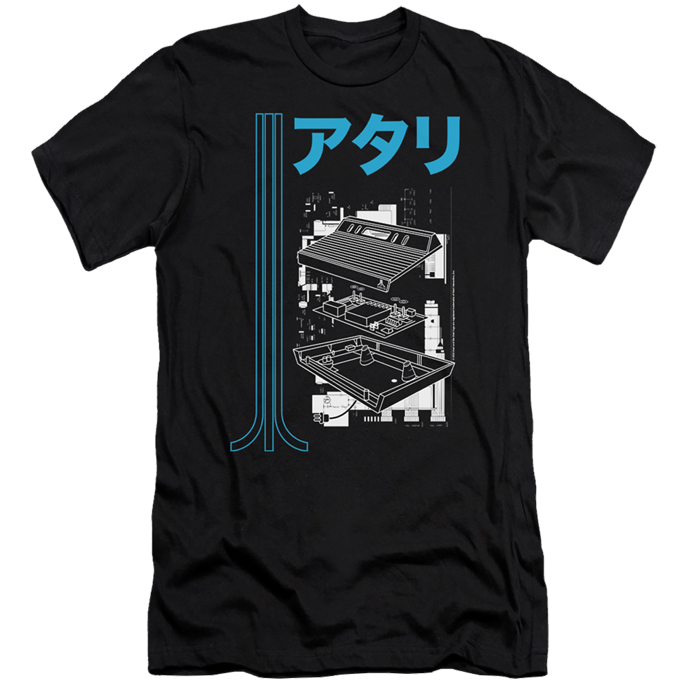 Atari Schematic - Men's Premium Slim Fit T-Shirt