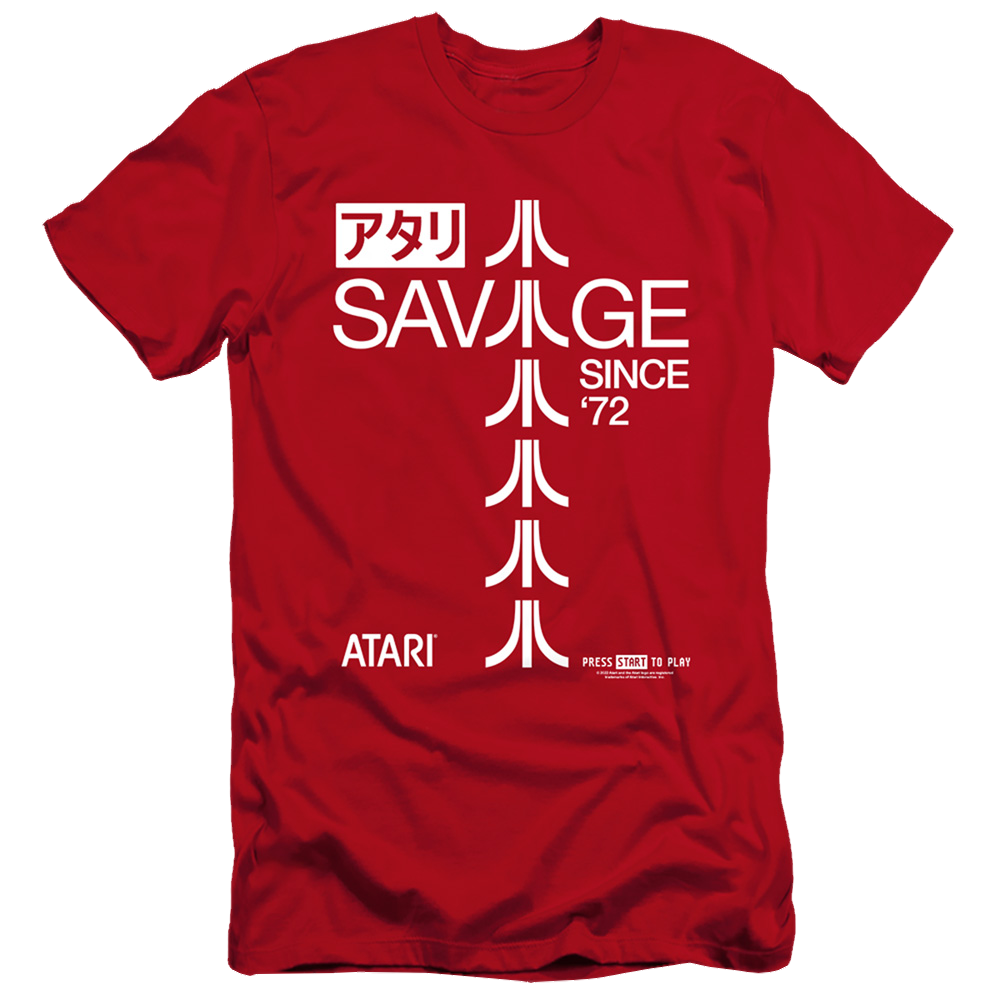 Atari Savage 72 - Men's Premium Slim Fit T-Shirt