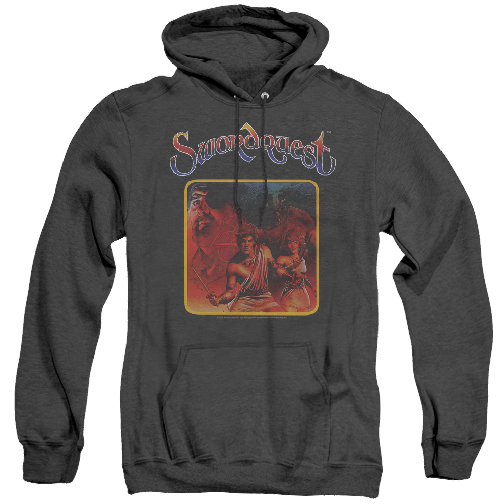 Atari Swordquest - Heather Pullover Hoodie