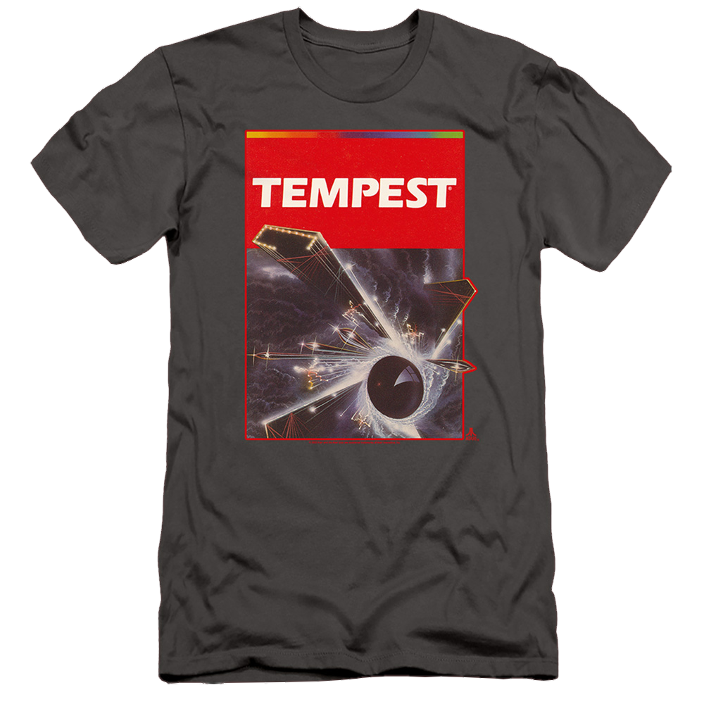 Atari Tempest Box Art - Men's Slim Fit T-Shirt