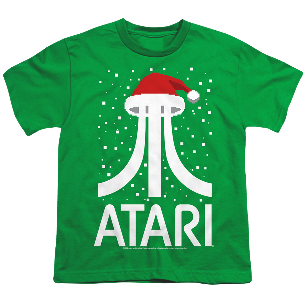 Atari Pixel Santa Hat - Youth T-Shirt