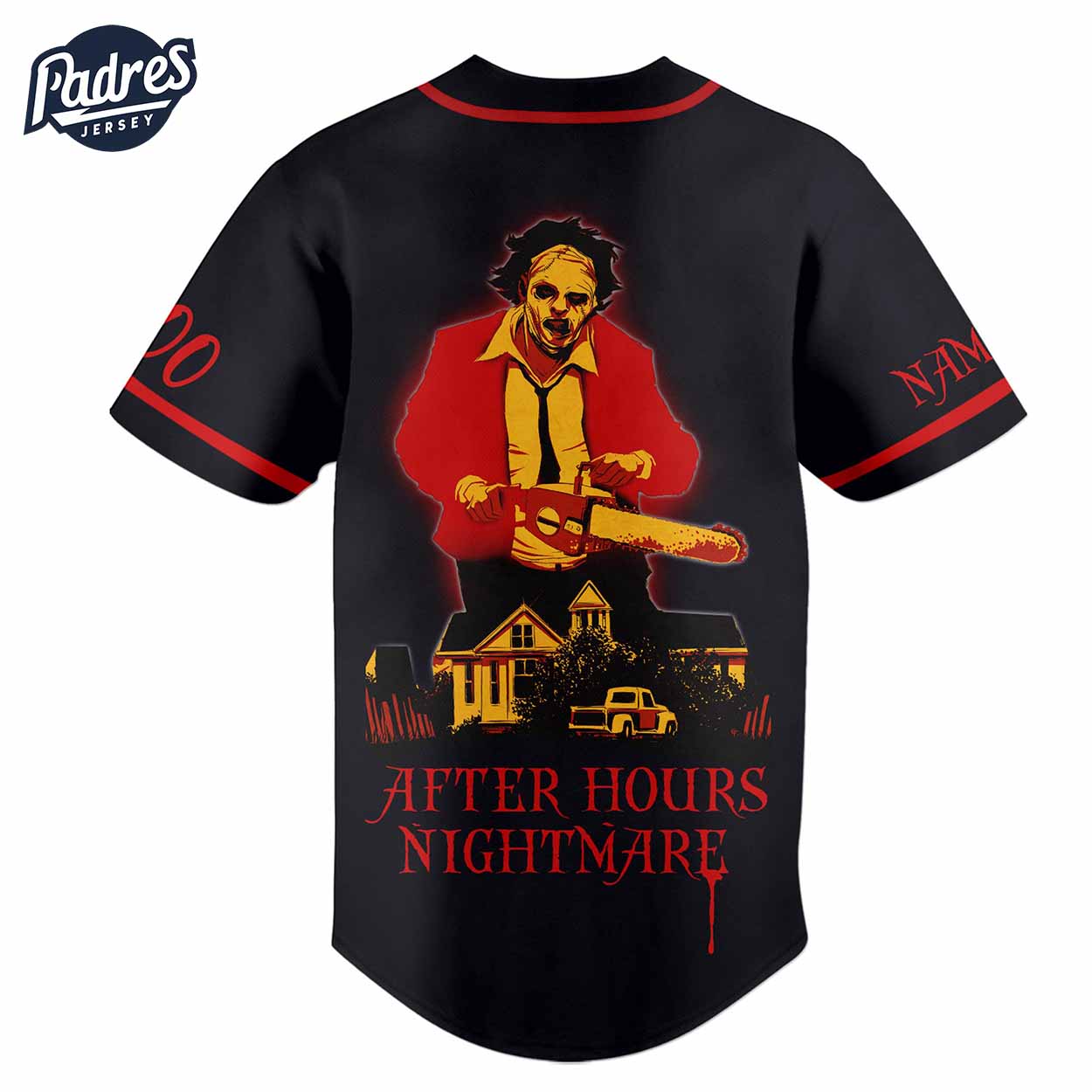 After Hours Nightmare Baseball Jersey The Weeknd Design - Padres Jersey Oasis: Elevate Your Baseball Style Game