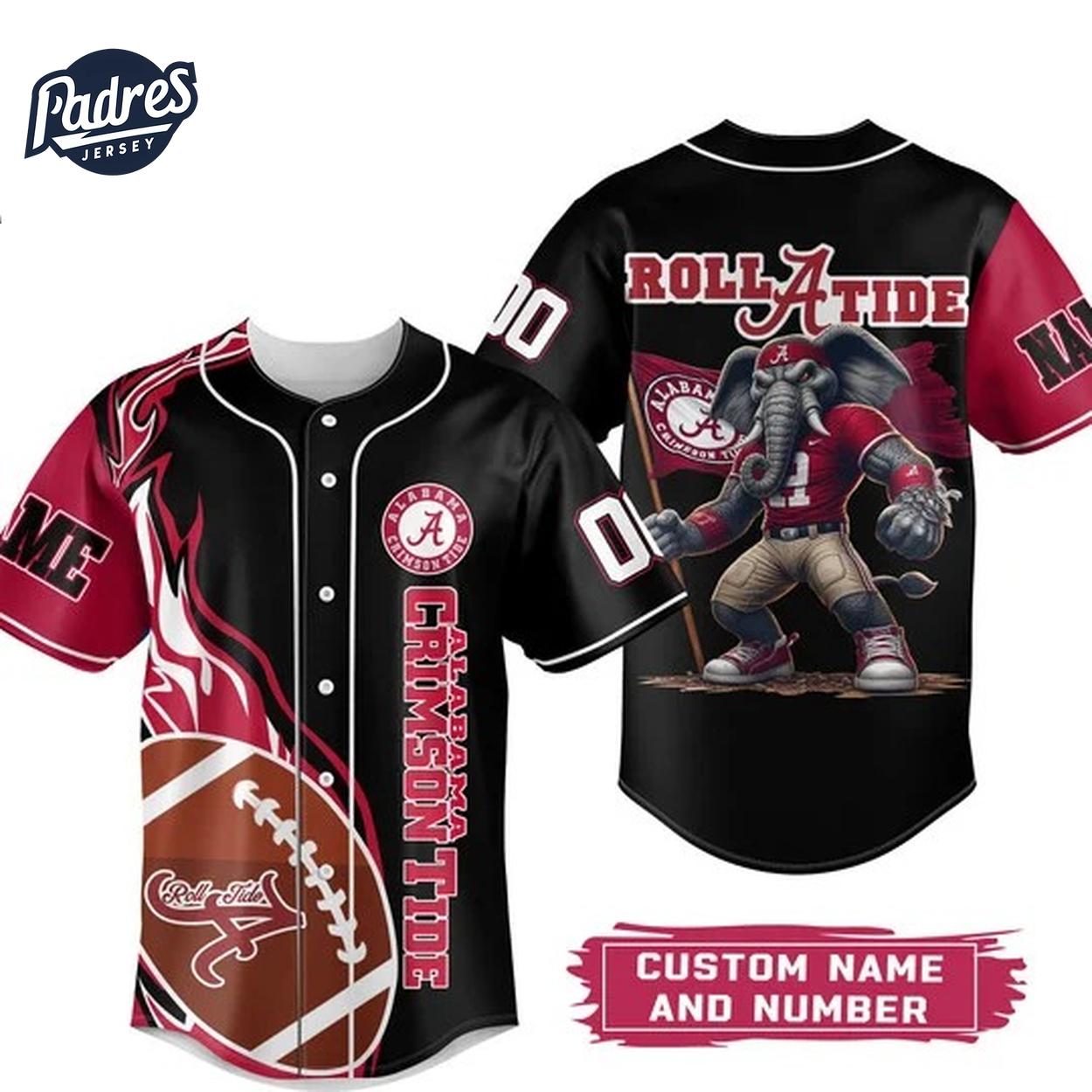 Alabama Crimson Tide Football Baseball Jersey For Fans - Padres Jersey Oasis: Elevate Your Baseball Style Game