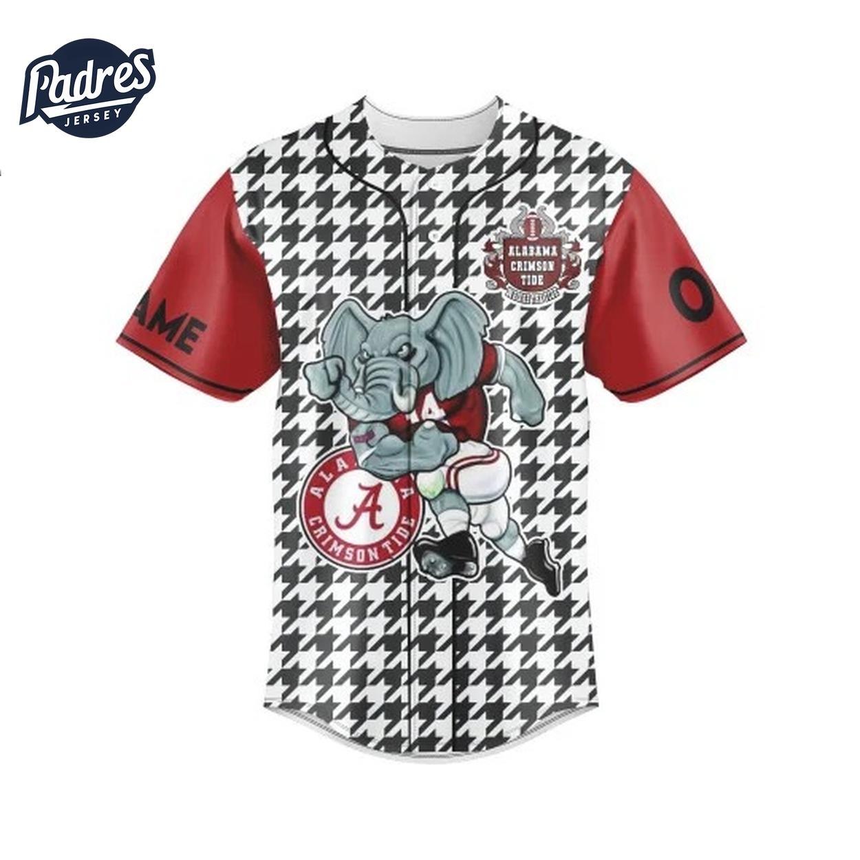 Alabama Crimson Tide Football Baseball Jersey Unique Custom - Padres Jersey Oasis: Elevate Your Baseball Style Game