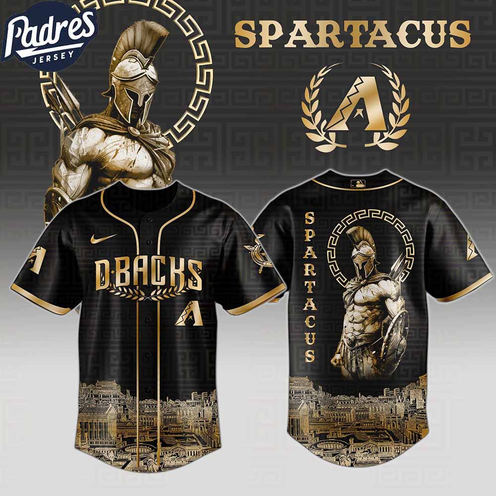 Arizona Diamondbacks MLB X Spartacus Custom Baseball Jersey - Padres Jersey Oasis: Elevate Your Baseball Style Game