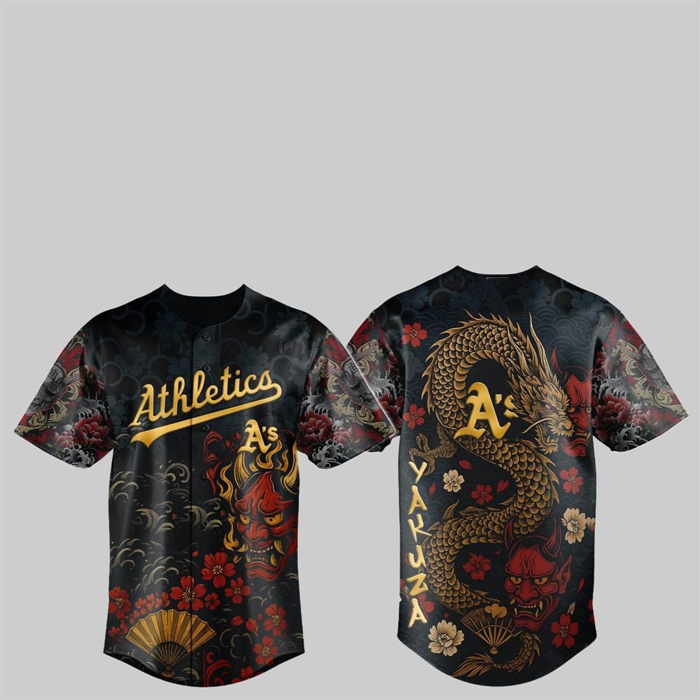Athletics Yakuza Dragon Oni Jersey 2025 - Grishko.com