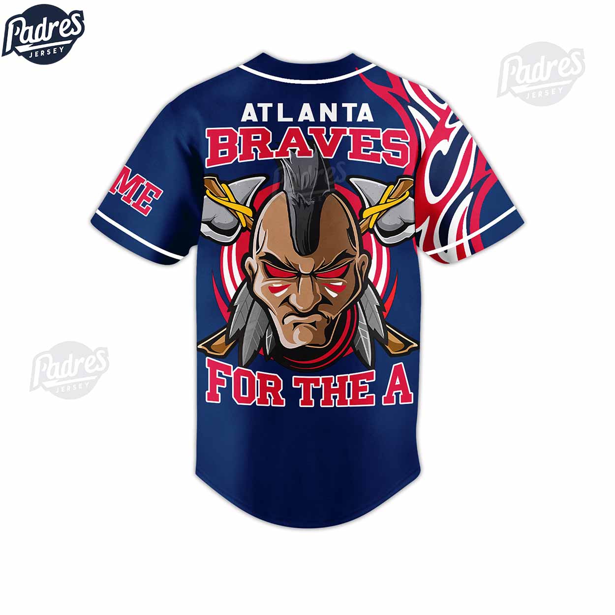 Atlanta Braves Personalized MLB Baseball Jersey - Padres Jersey Oasis: Elevate Your Baseball Style Game